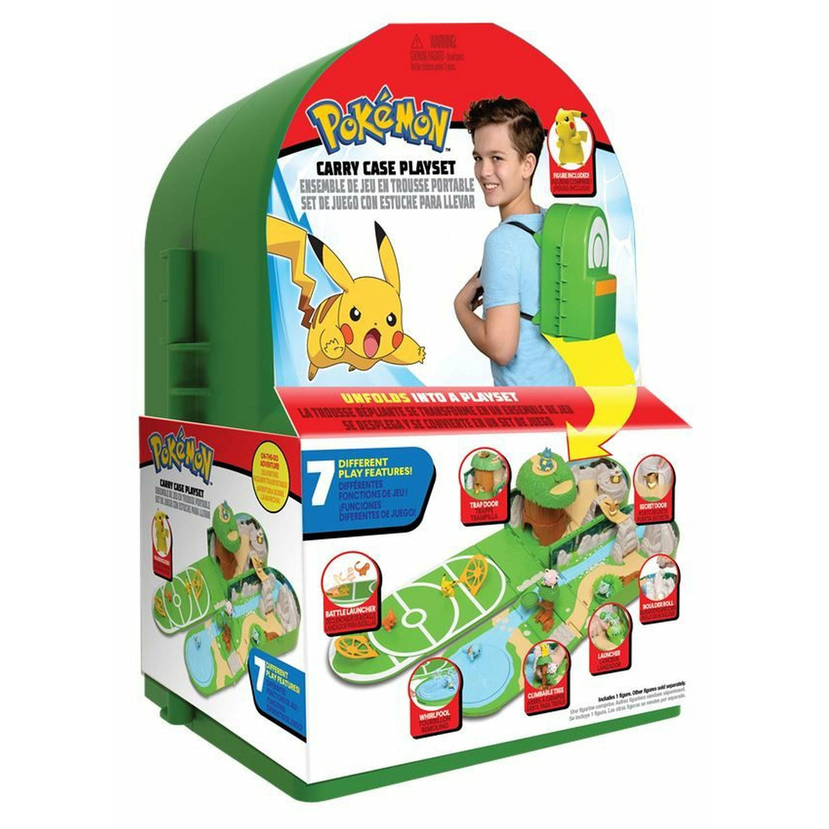 Pokemon Carry Case Medium Playset Backpack Style Toy - baby & kid stuff -  by owner - household sale - craigslist