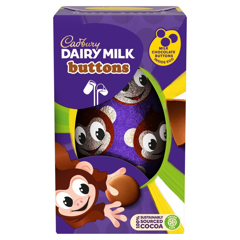 Cadbury Dairy Milk Buttons Egg 98 Grams