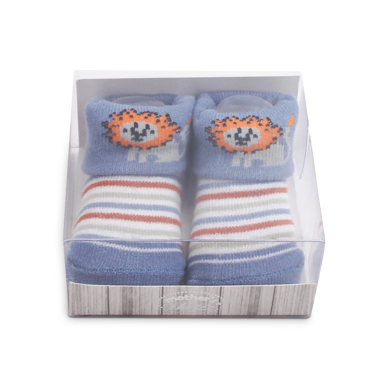 Motherschoice Baby Boys Loin Socks Booties Gift Box Blue  IT3960