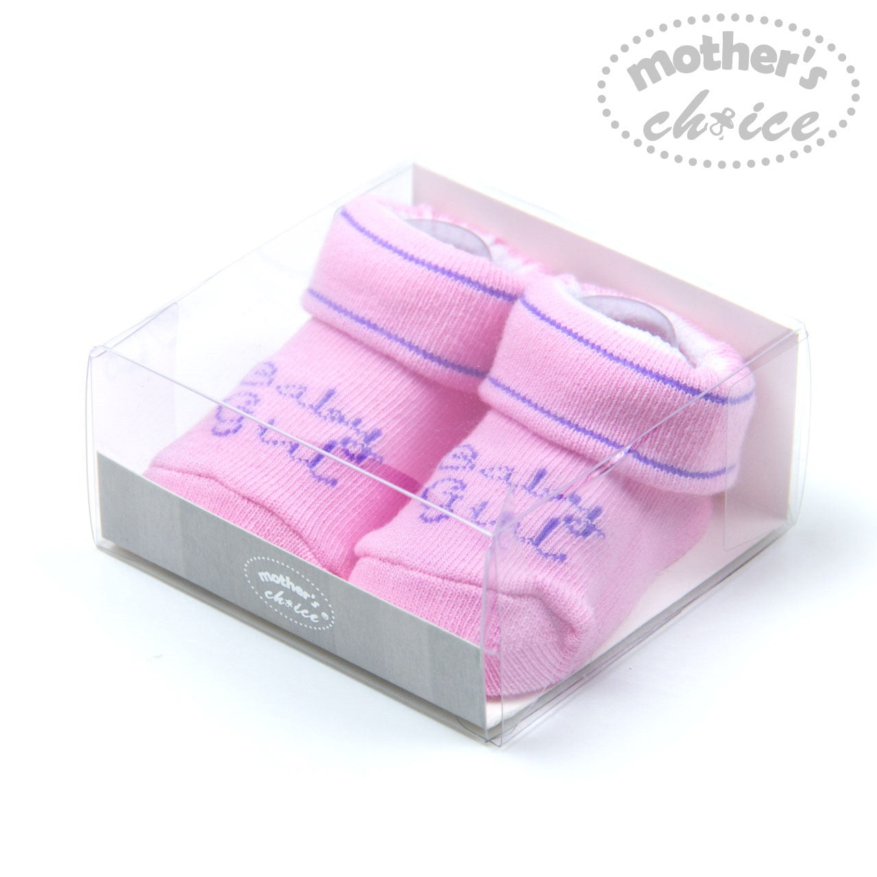 Motherschoice Baby Girls Socks Booties Gift Box Pink IT11838