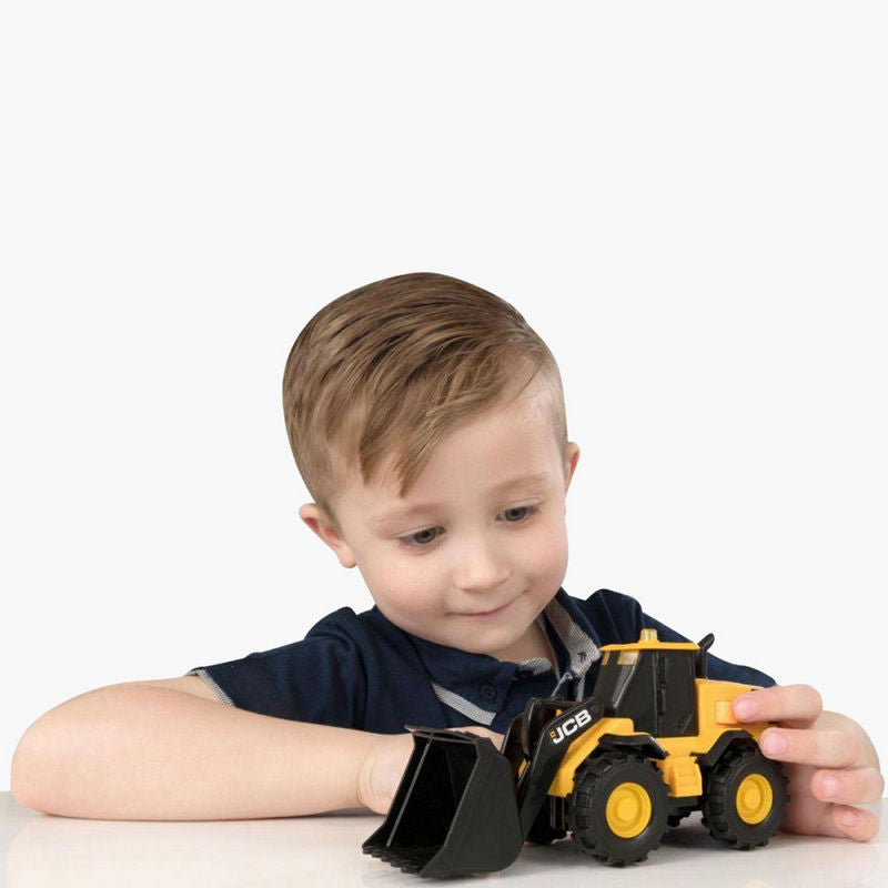 Teamsterz JCB Small Wheel Loader with Lights & Sound Yellow Age- 3 Years & Above