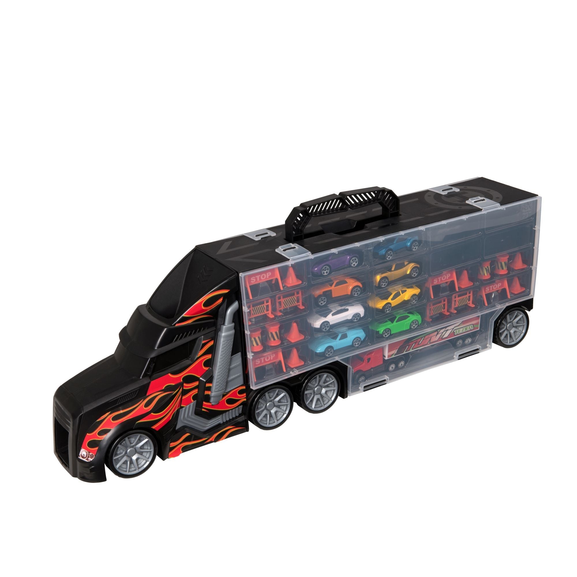 Teamsterz Metro City Auto Transporter + 8 Cars Multicolor Age- 3 Years & Above