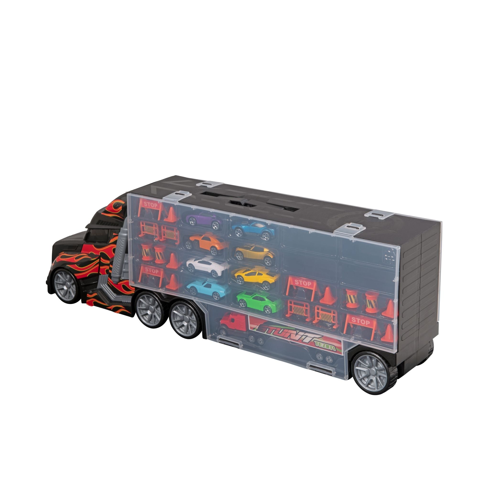 Teamsterz Metro City Auto Transporter + 8 Cars Multicolor Age- 3 Years & Above