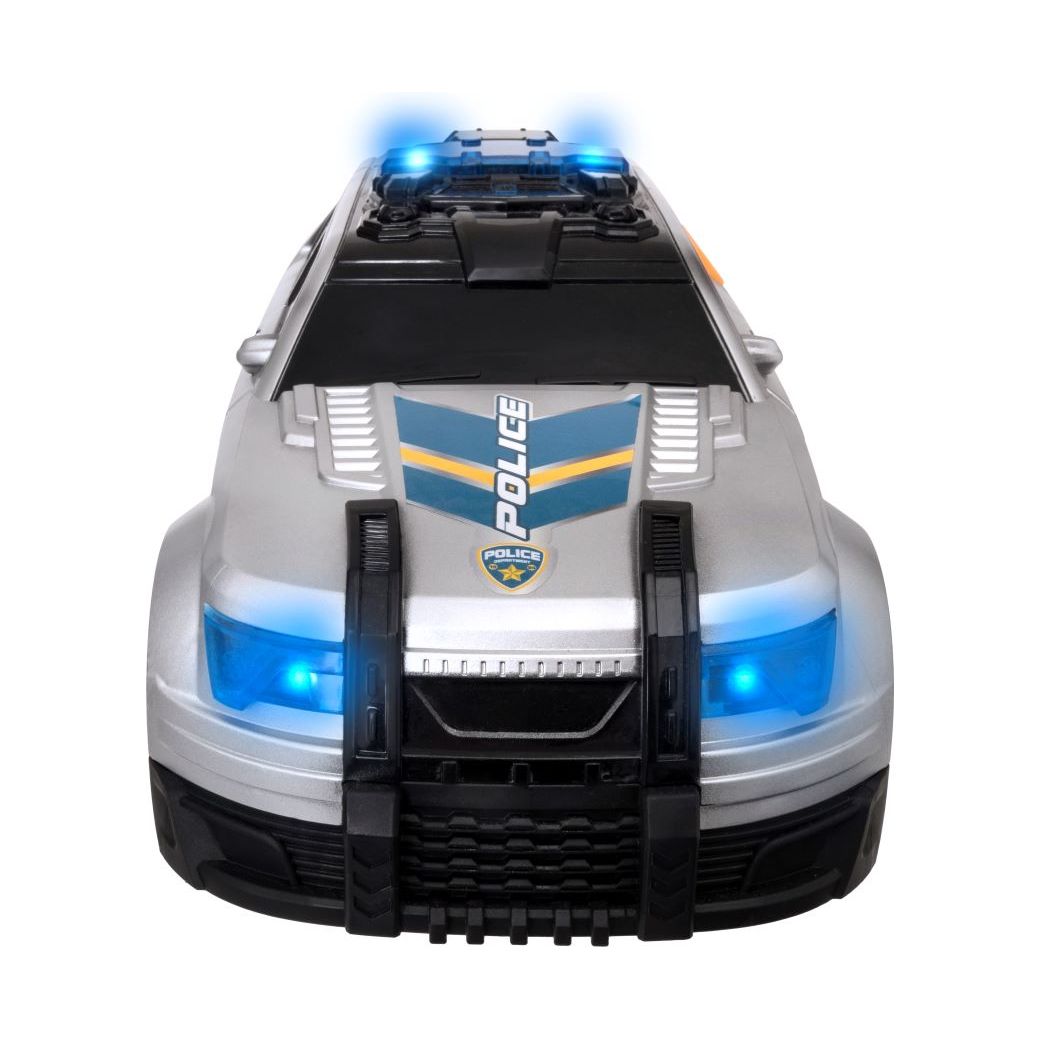 Teamsterz Police Interceptor Car Vehicle Light and Sound Blue/Silver Age- 3 Years & Above