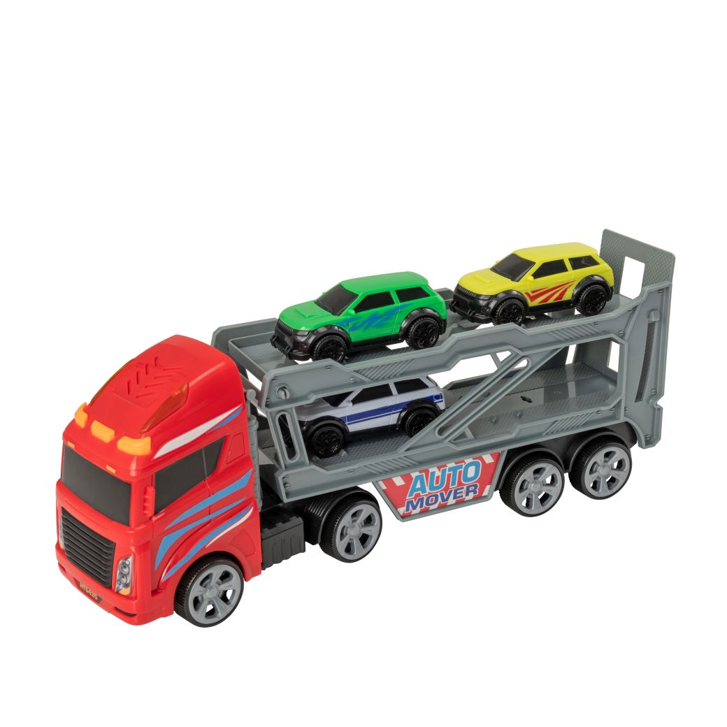 Teamsterz Small Transporter Truck With Three Cars Light & Sound Multicolor Age- 3 Years & Above