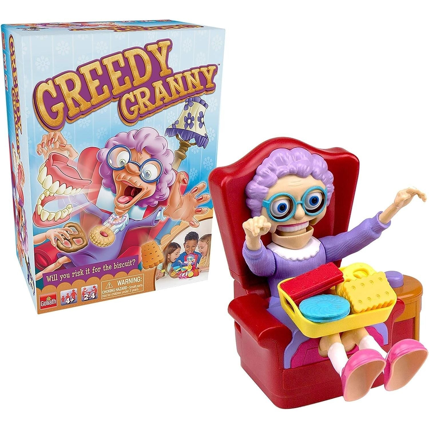 Tomy Greedy Granny Board Game Multicolour Age-5 Years & Above - Peekaboo