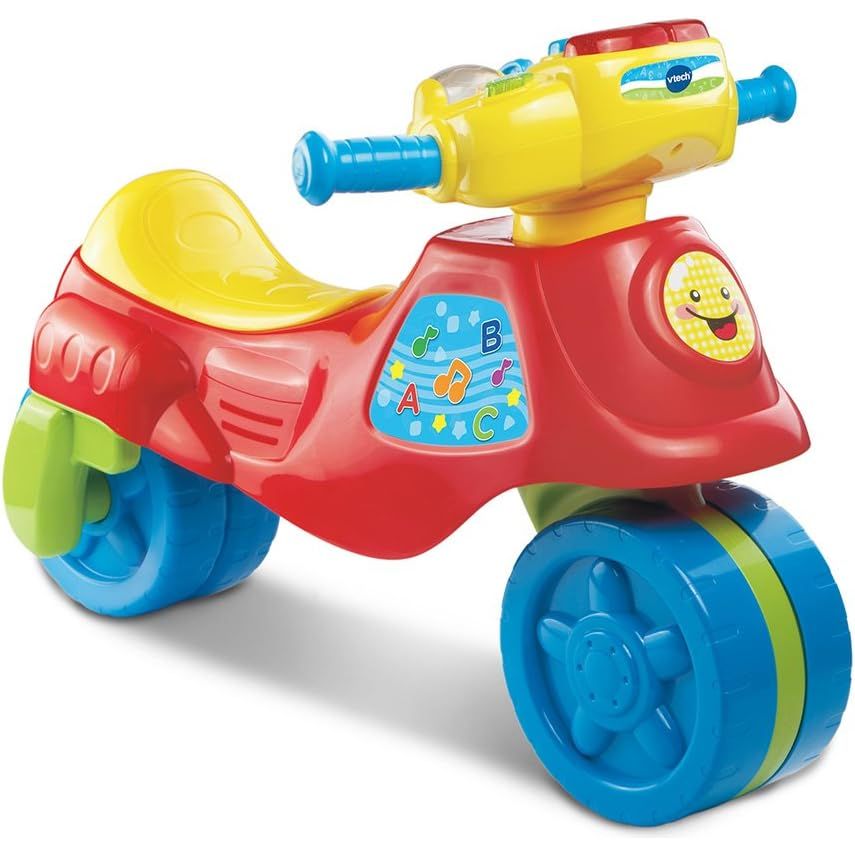 VTech 2-in-1 Go & Learn Motorbike Ride-On VT80-181703 Multicolor Age- 12 Months & Above