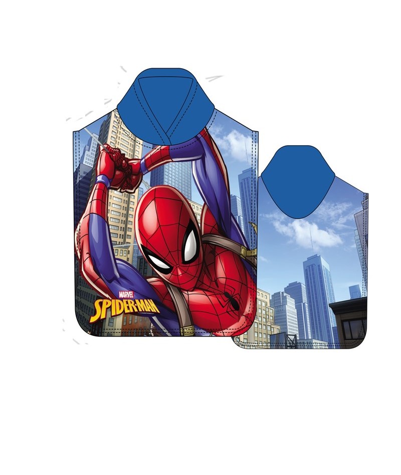 Spiderman Kids Microfiber Kids Poncho (55X110 cm) NW1226 Age- 3 Years & Above