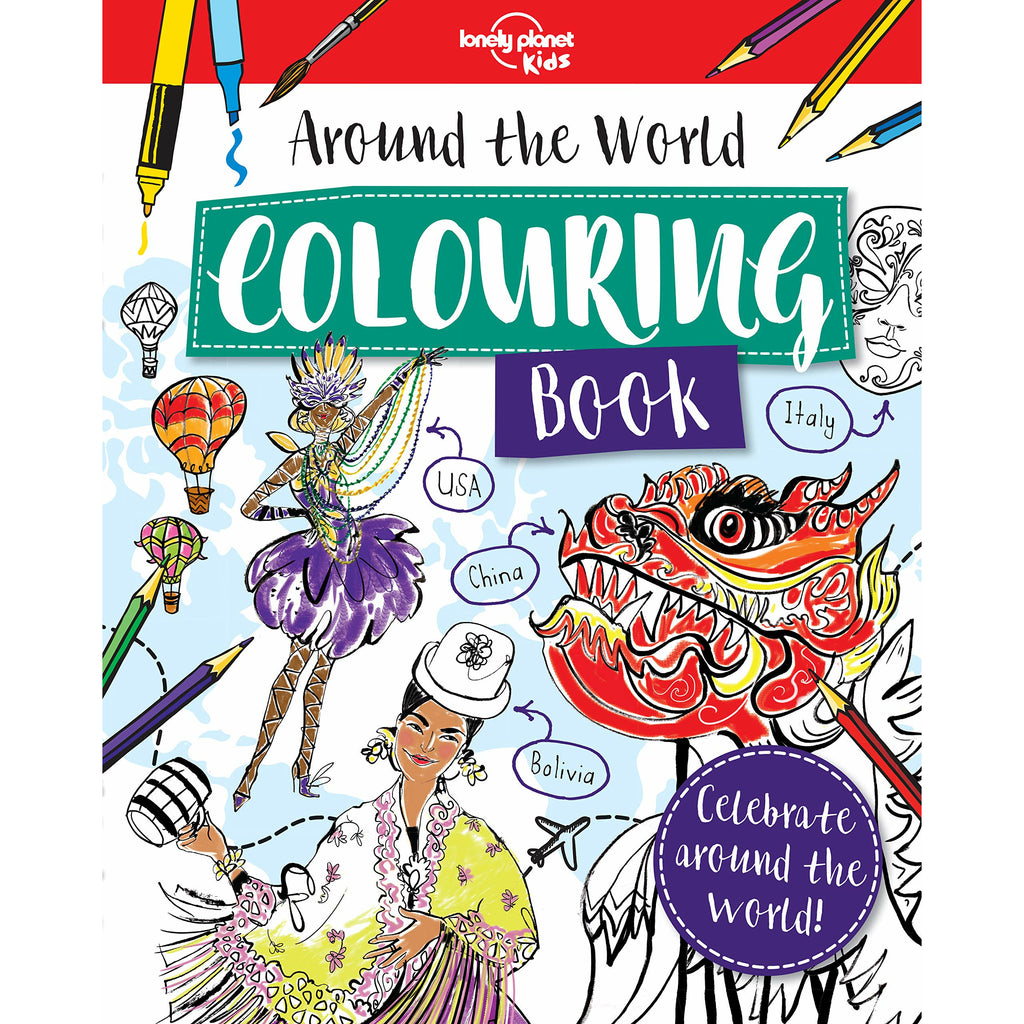 Around the World Colouring Book Paperback