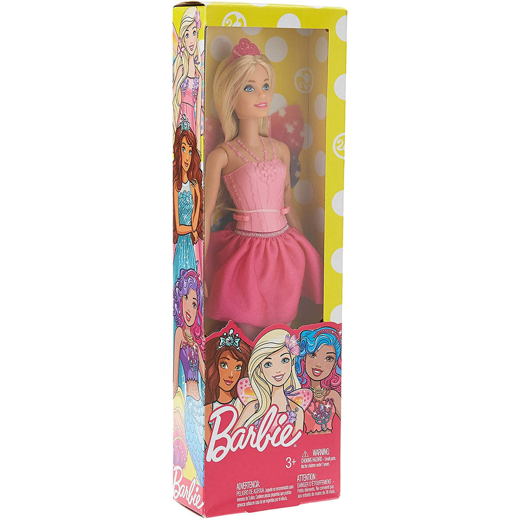 Barbie Dreamtopia Fairy Doll with Wings, Blonde Hair, Pink Dress 3Y+