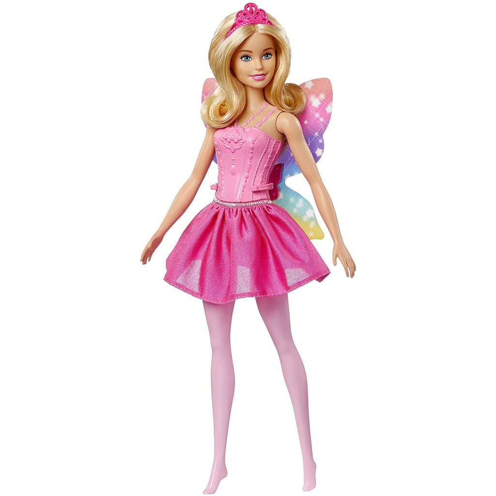 Barbie Dreamtopia Fairy Doll with Wings, Blonde Hair, Pink Dress 3Y+