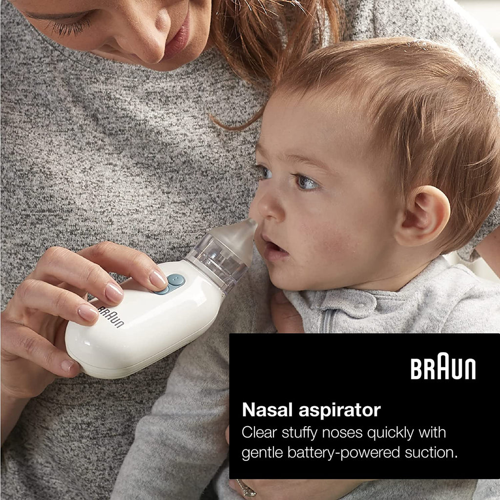 Braun Nasal Aspirator White Age- Newborn & Above