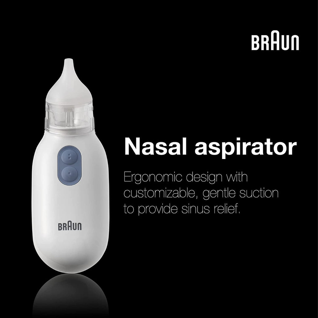 Braun Nasal Aspirator White Age- Newborn & Above