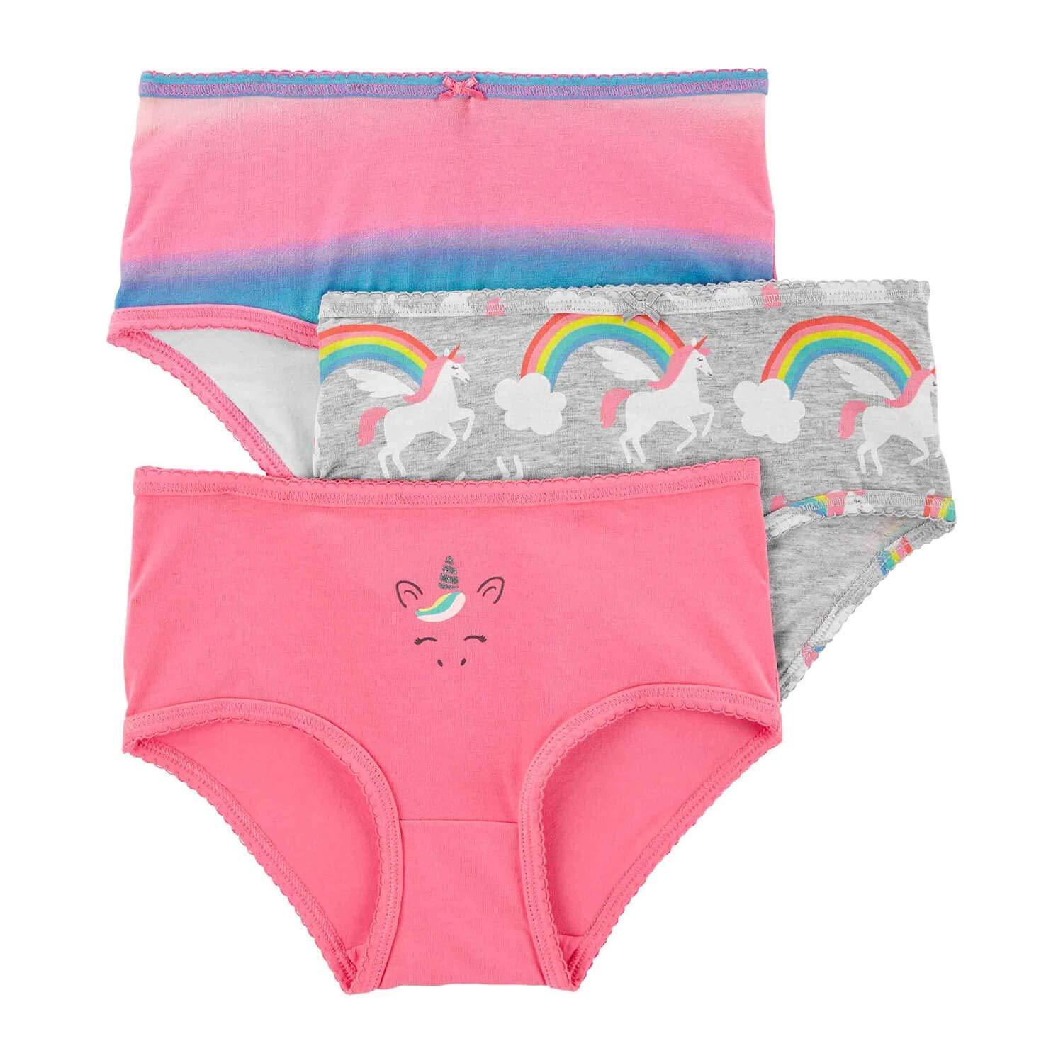  Carters Toddler Girls 7-Pack Stretch Cotton Panties