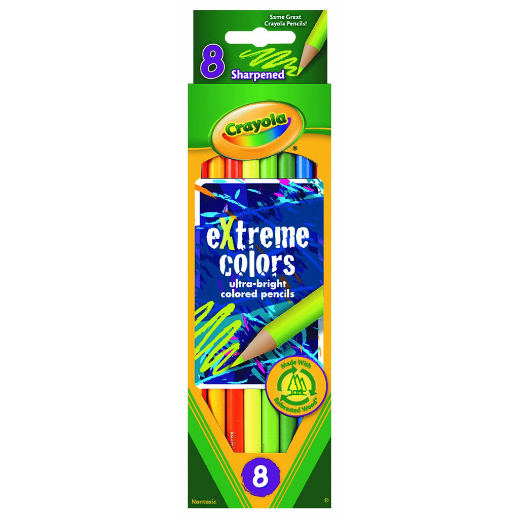 Crayola Extreme Colored Pencil 8 Pieces 3Y+