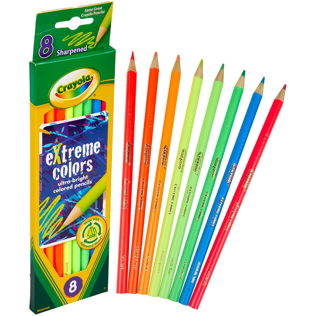 Crayola Extreme Colored Pencil 8 Pieces 3Y+