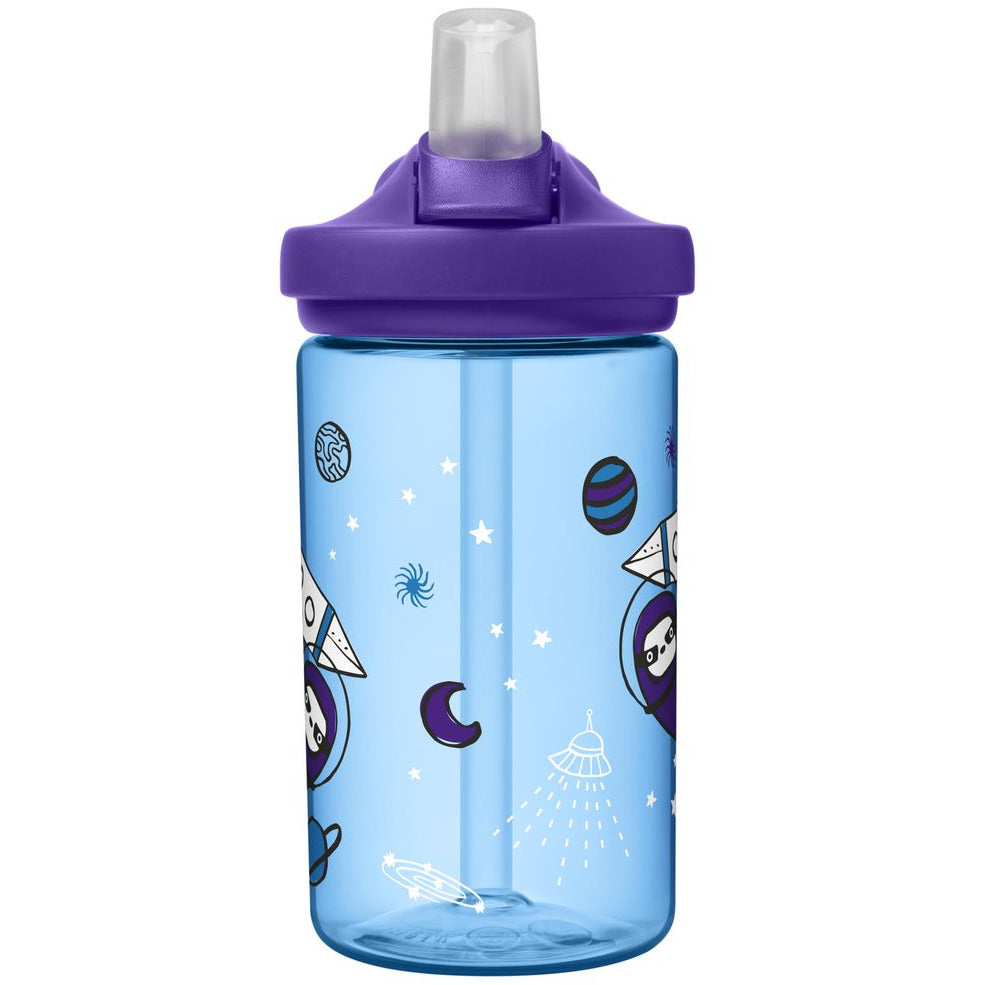 CamelBak - Eddy+ Kids Water Bottle 14oz/400ml Sloths in Space Age- 12 Months to 6 Years Unisex