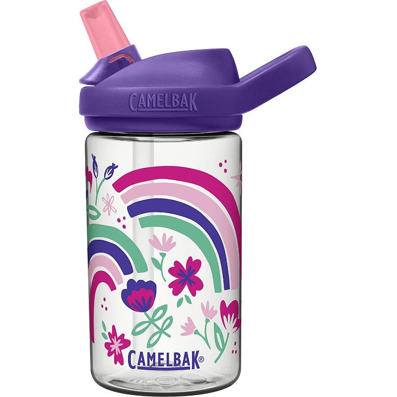 CamelBak Eddy+ Kids Water Bottle 14oz/400ml Rainbow Floral Age- 12 Months to 6 Years Unisex