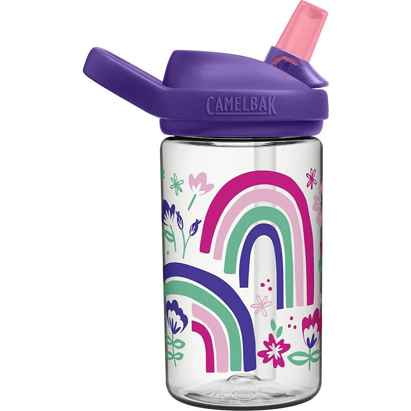 CamelBak Eddy+ Kids Water Bottle 14oz/400ml Rainbow Floral Age- 12 Months to 6 Years Unisex