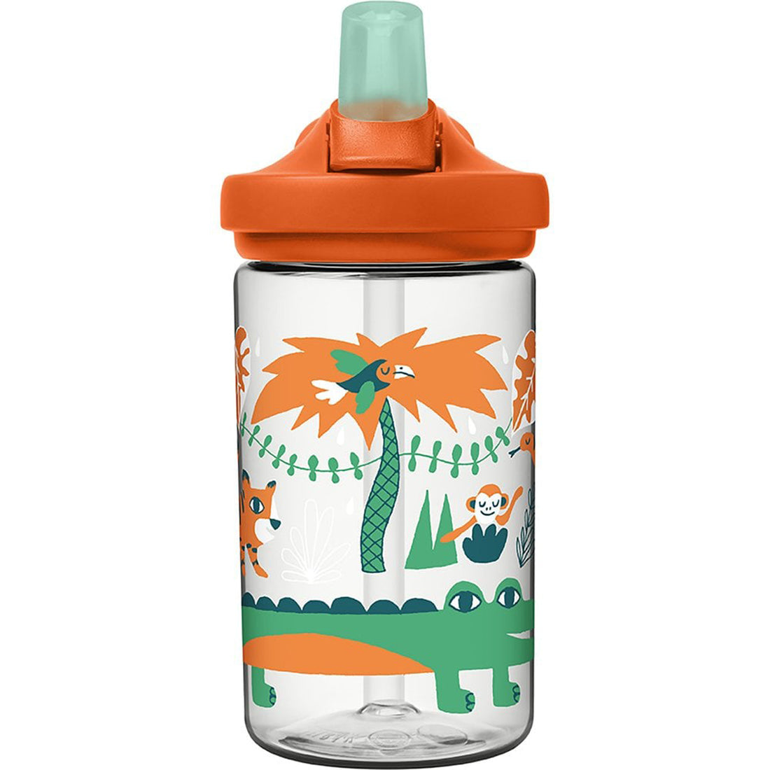 CamelBak Eddy+ Kids Water Bottle 14oz/400ml Jungle Animals Multicolor Age- 12 Months to 6 Years