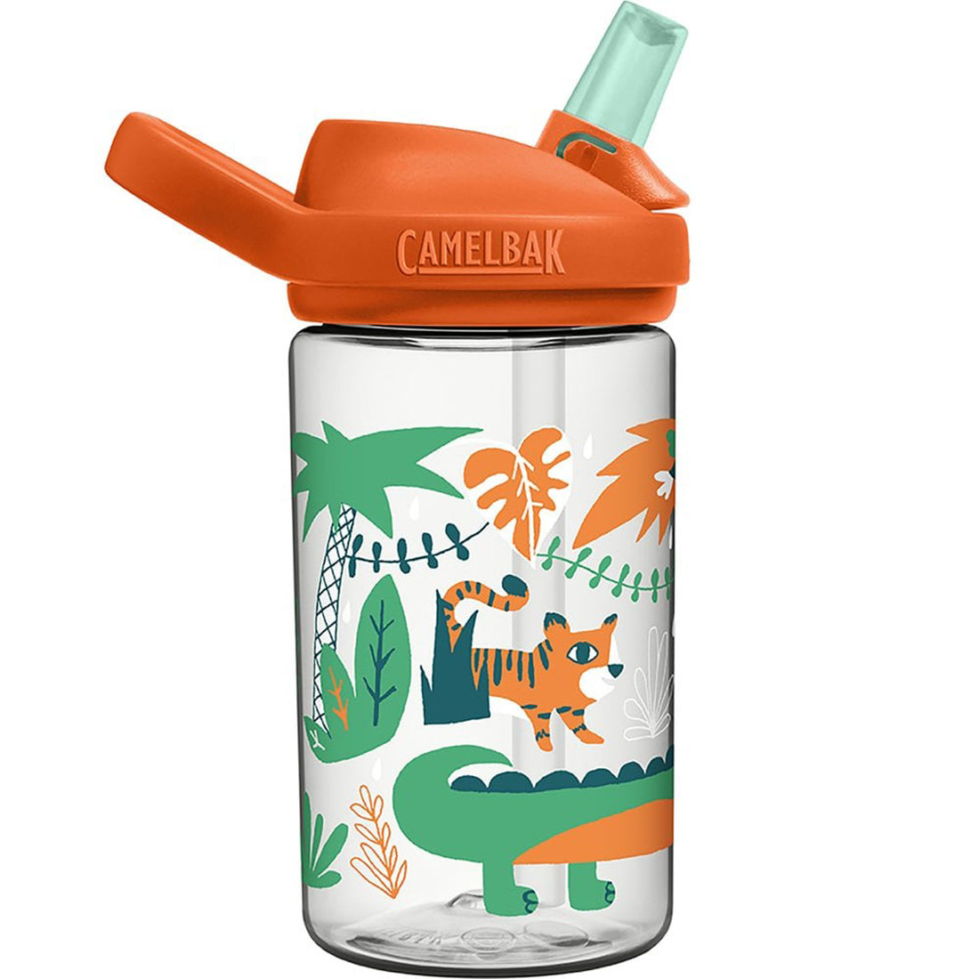 CamelBak Eddy+ Kids Water Bottle 14oz/400ml Jungle Animals Multicolor Age- 12 Months to 6 Years