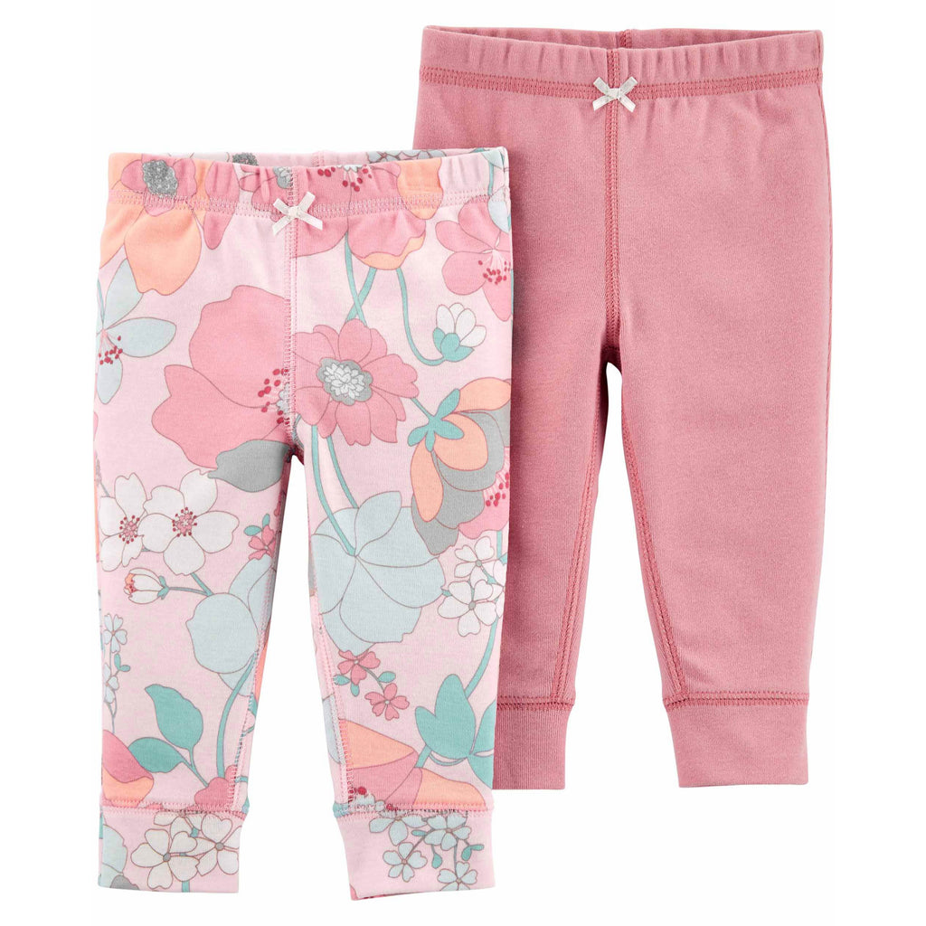 Carter's 2-Pack Cotton Pants Girls Pink 1I721210