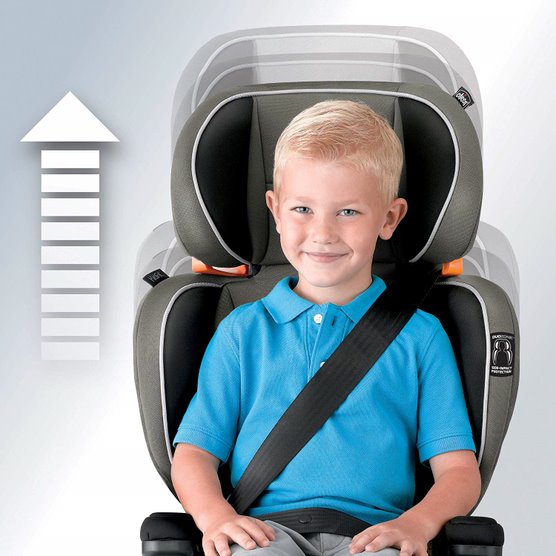 Chicco KidFit 2-In-1 Belt Positioning Booster Car Seat, Atmosphere Age- 3 Years to 12 Years (Holds from 15 - 45kg)