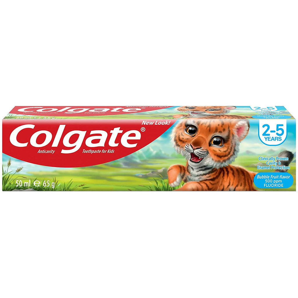 Colgate Kids  Bubble Fruit Toothpaste 50ml 2-5 Years