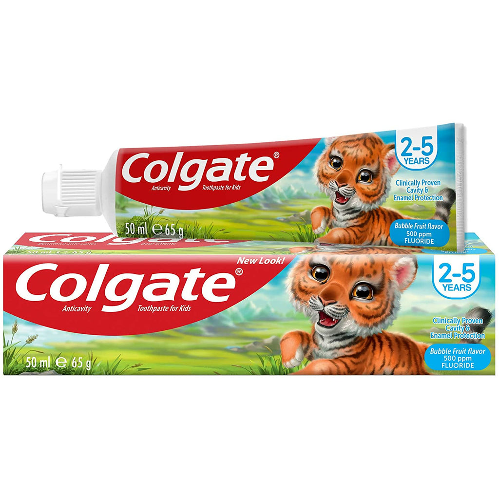 Colgate Kids  Bubble Fruit Toothpaste 50ml 2-5 Years