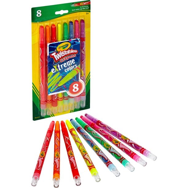 Crayola Extreme Twistables Crayons 8 Pieces 3Y+