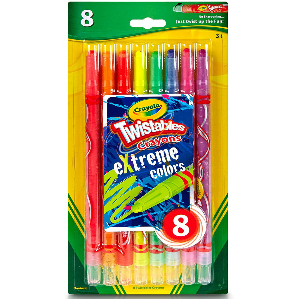 Crayola Extreme Twistables Crayons 8 Pieces 3Y+