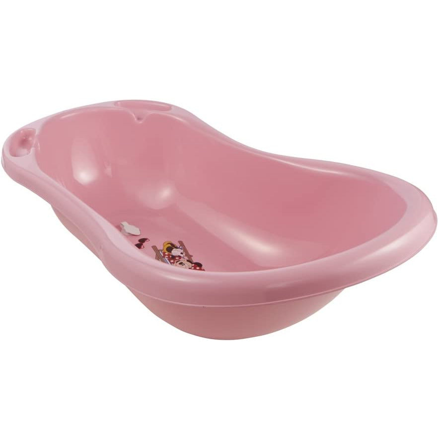 Disney Minnie Mouse Baby Bath Tub With Plug 84 Cm Pink Age- 6 Months & Above