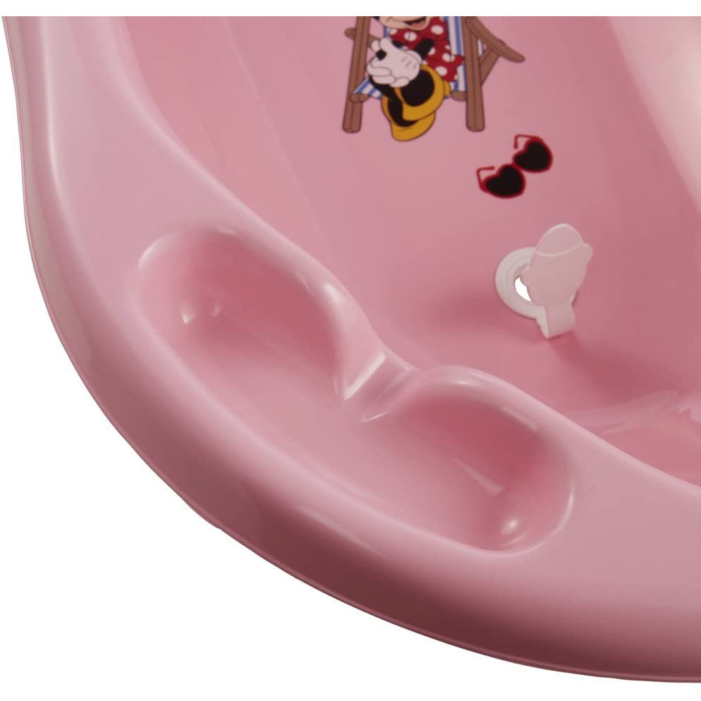 Disney Minnie Mouse Baby Bath Tub With Plug 84 Cm Pink Age- 6 Months & Above