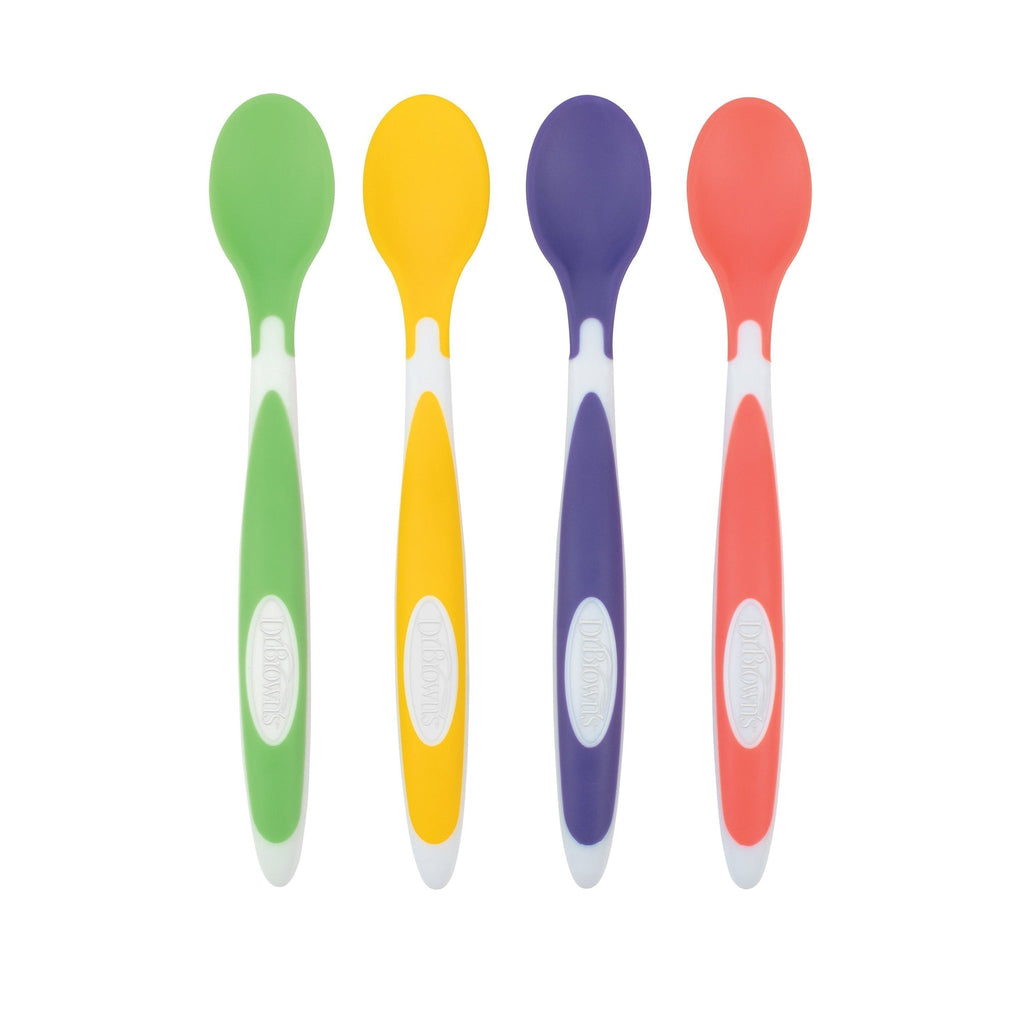 Dr Brown's Soft Tip Spoons, 4 Pack 4m+