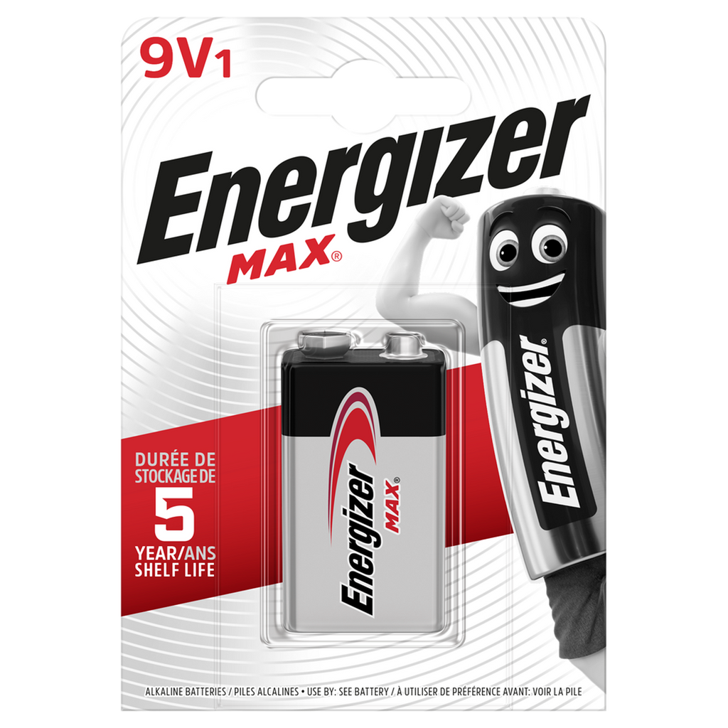 Energizer Batteries 9v MAX