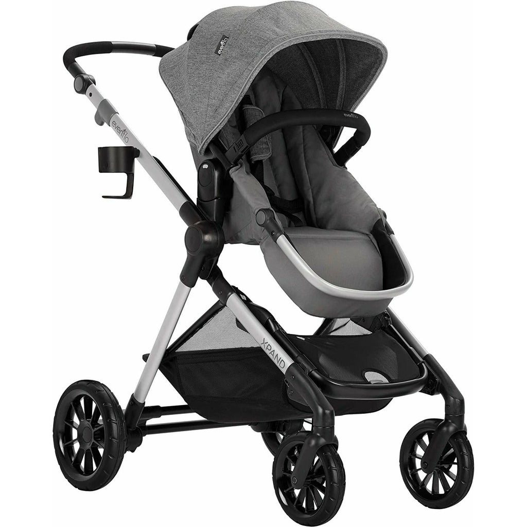 Evenflo Pivot Xpand Modular Double Seat Stroller 0-25Kg, Percheron