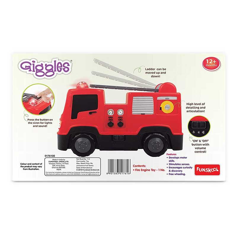 Funskool Fire Engine Red Age- 12 Months & Above