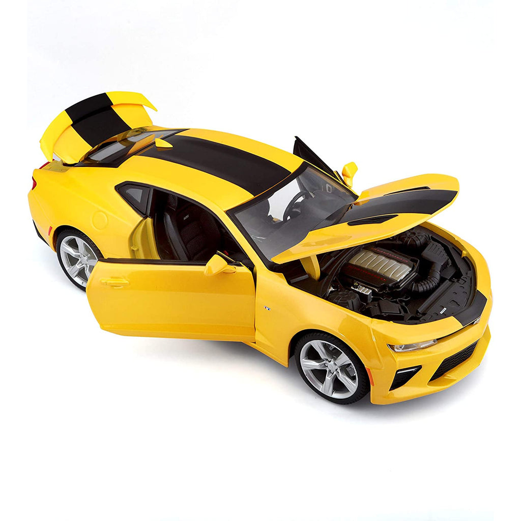 Maisto  Diecast 1:18 Cheverot Camaro 2016 Yellow Age- 4 Years & Above