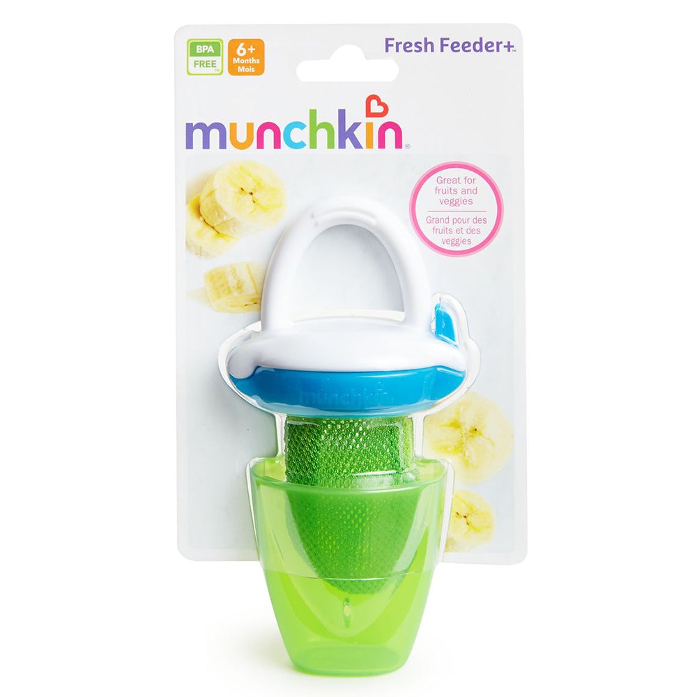 Munchkin Baby Silicone Food Feeder - Green (Green, White)