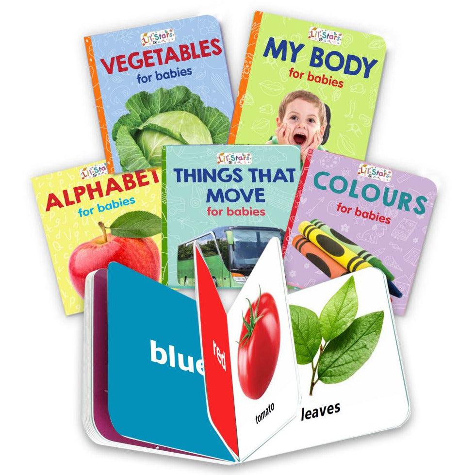 My First Learning Board Books for Babies – Boxset of 12 Board Books for Kids