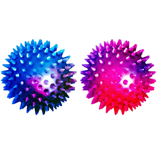 Red Deer Toys Flashing Spikey Led Ball Cdu Assorted Age-3 Years & Above