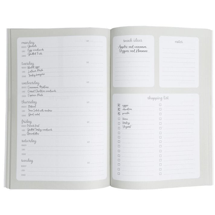 Pearhead Meal Planner Notebook Pink Age-6 Months & Above