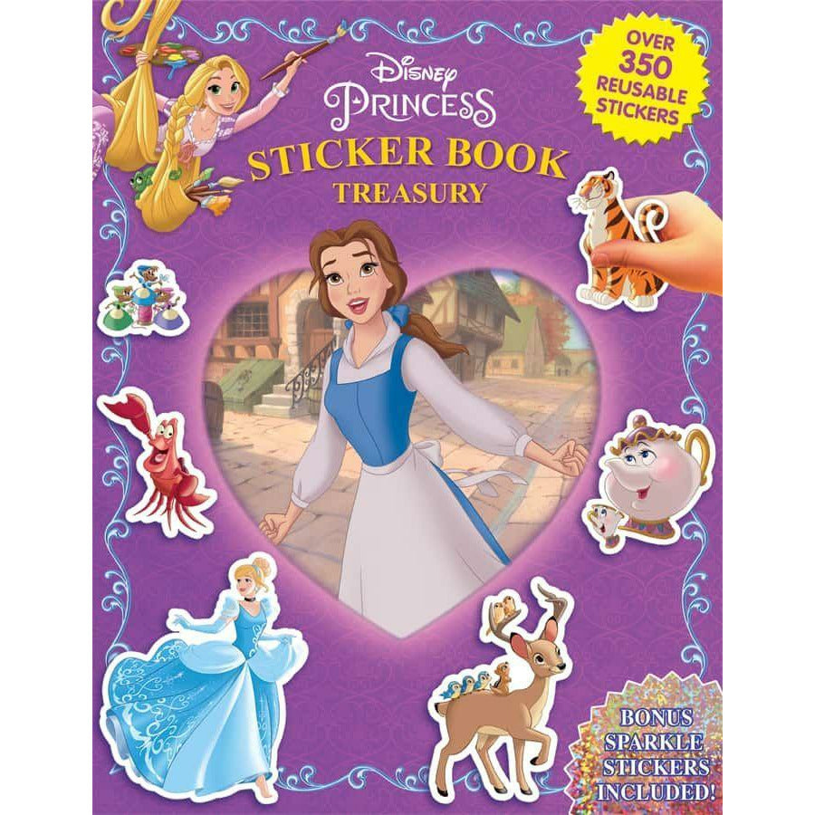 Phidal Disney Princess Sticker Book Treasury 2017 Age 3+ - Peekaboo