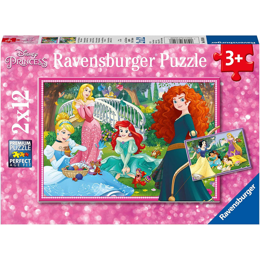 Ravensburger In the World of Disney Princesses Jigsaw Puzzle 2 x 12 Pieces Age- 3 Years & Above