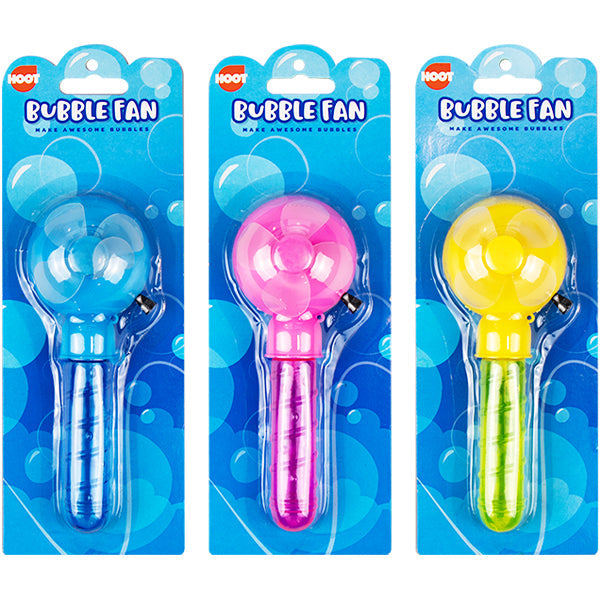 Hoot Bubble Fan Assorted Colours Age- 3 Years & Above - Peekaboo