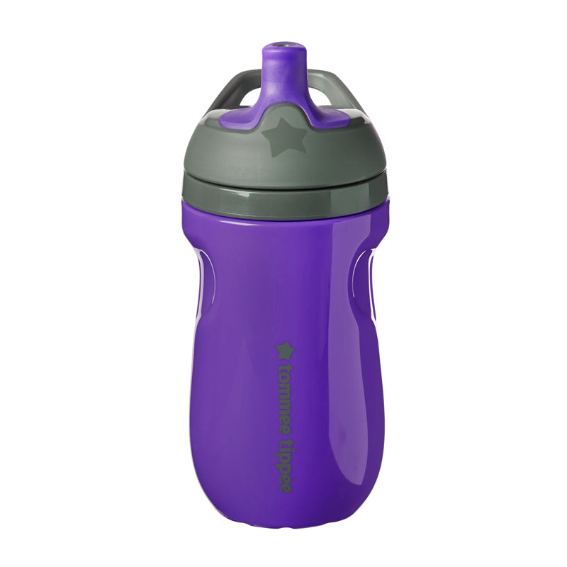 Tommee Tippee Insulated Sportee Water Bottle with Handle Pack of 2 Purple Raspberry Age- 12 Months & Above