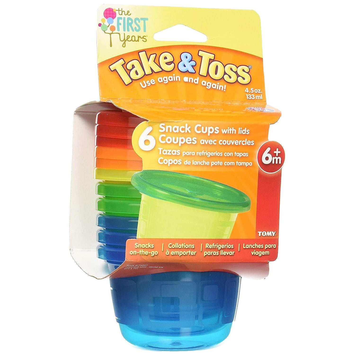 The First Years Take & Toss Baby Food Storage Container With Snap