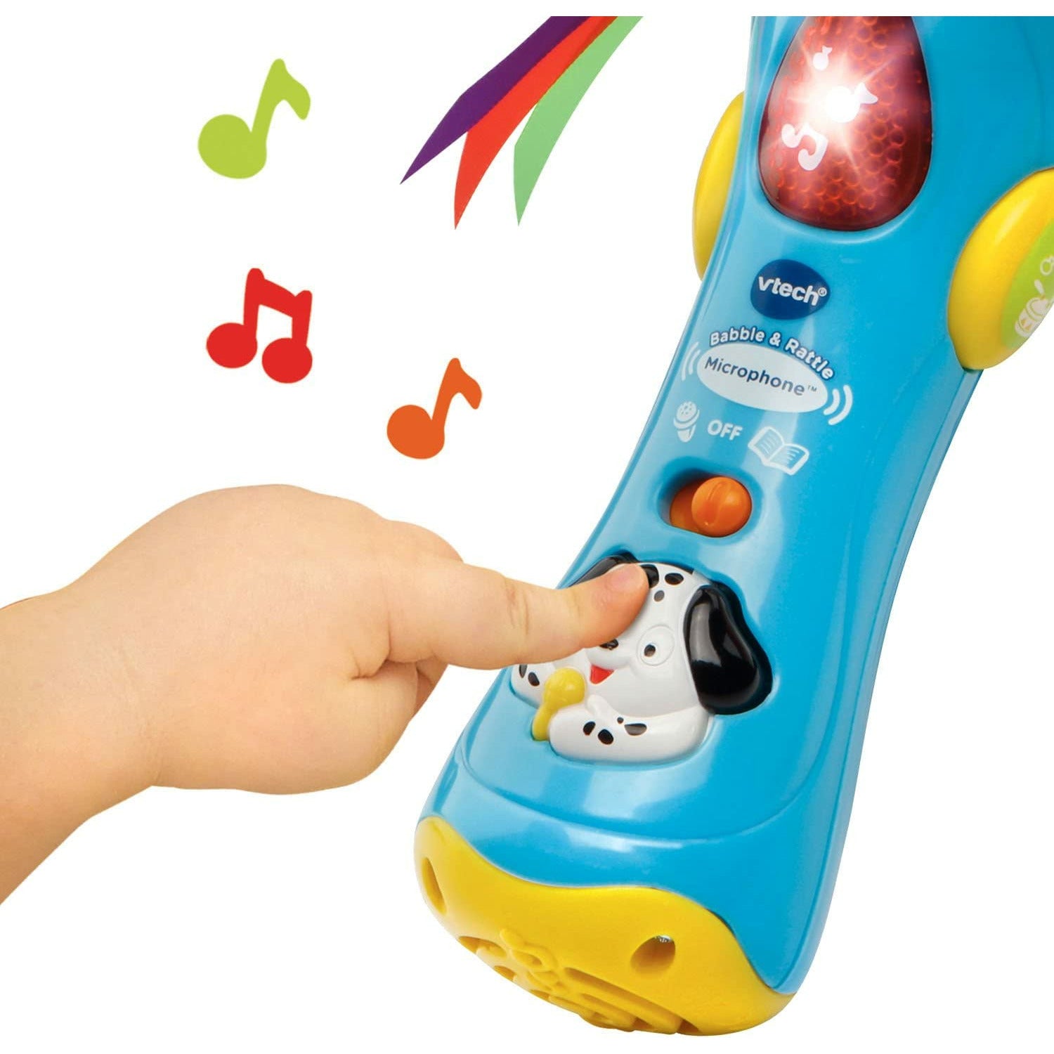 Vtech Babble & Rattle Microphone Multicolor Age-Newborn & Above