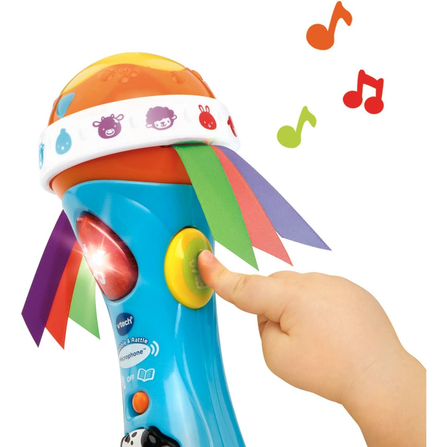 Vtech Babble & Rattle Microphone Multicolor Age-Newborn & Above