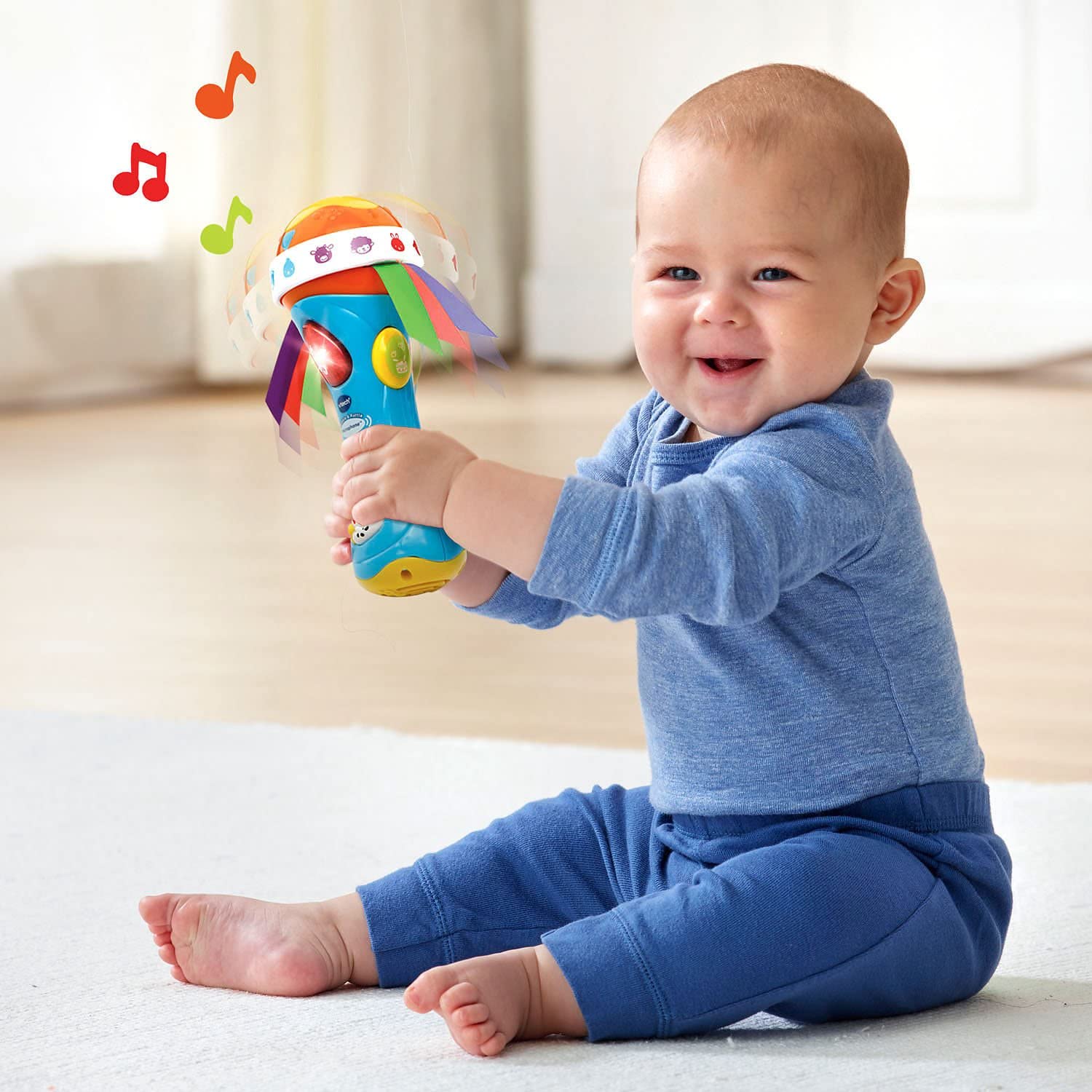 Vtech Babble & Rattle Microphone Multicolor Age-Newborn & Above